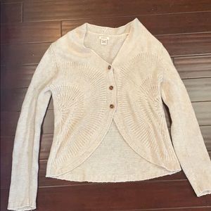 Cream cardigan